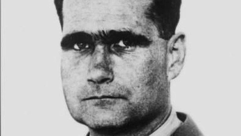 Nazi Party official Rudolf Hess (1894 - 1987), circa 1938. (Photo by Keystone/Hulton Archive/Getty Images)