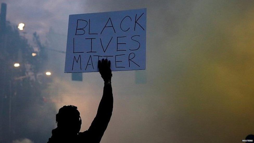 Protester in Seattle