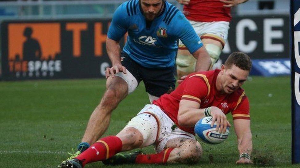 George North try