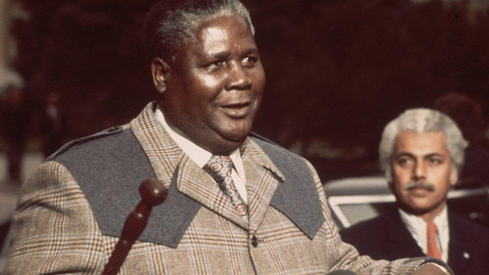 Zimbabwean politician Joshua Nkomo