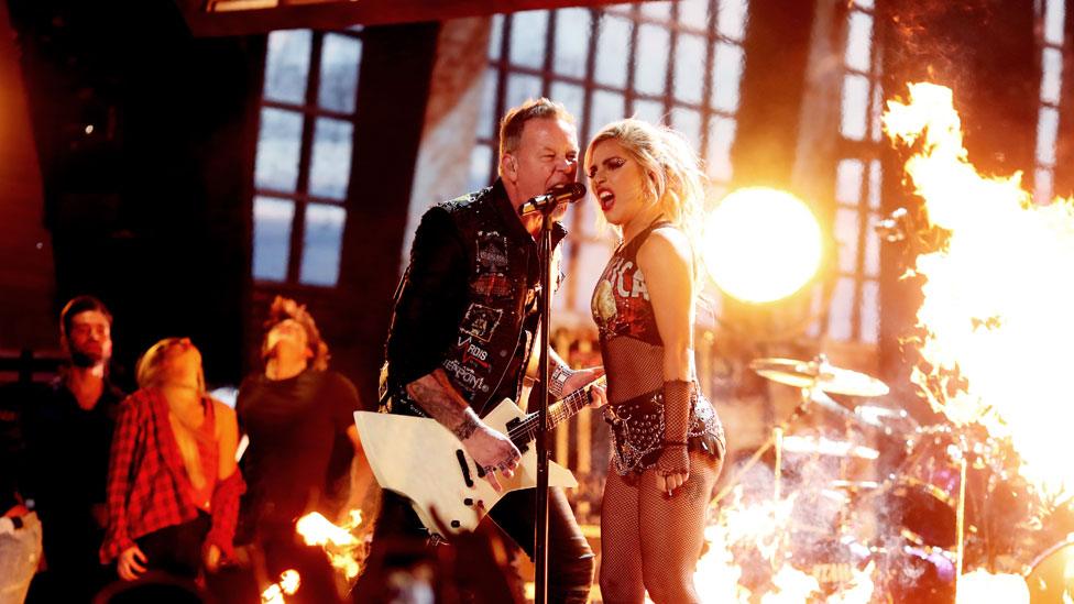 Lady Gaga and Metallica