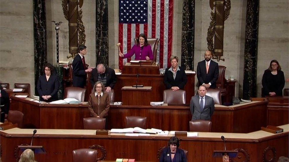 House Representatives start debating impeaching President Donald Trump, 18 December 2019