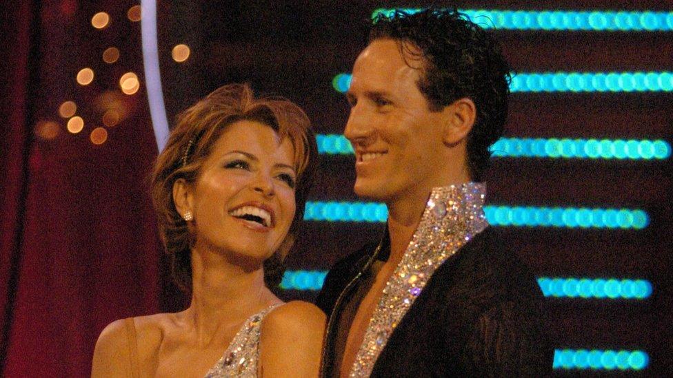 Natasha Kaplinsky and Brendan Cole