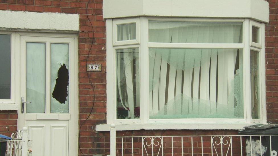 Window broken in suspected hate crime