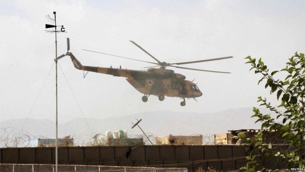 Afghan special forces arriving in Kunduz, 29 September 2015