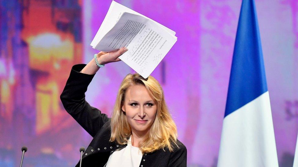 Marion Maréchal-Le Pen (file pic April 2017)