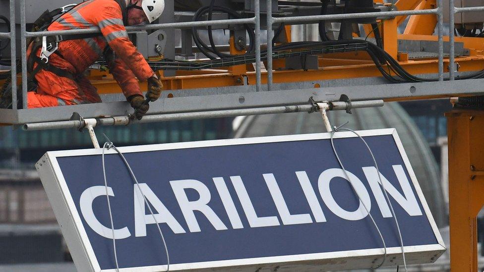 Carillion sign