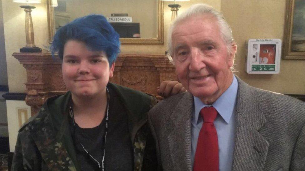 Lauren Stocks and Dennis Skinner