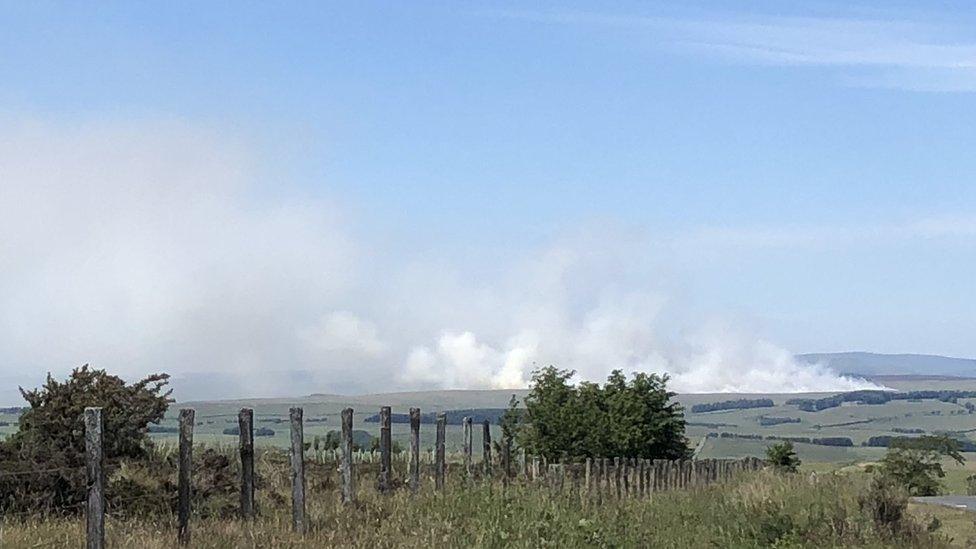 Fire at Otterburn