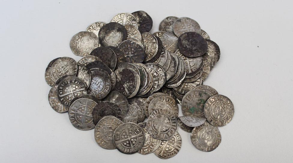 Medieval coin hoard