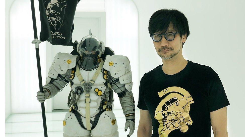 Hideo Kojima at his studio in Tokyo