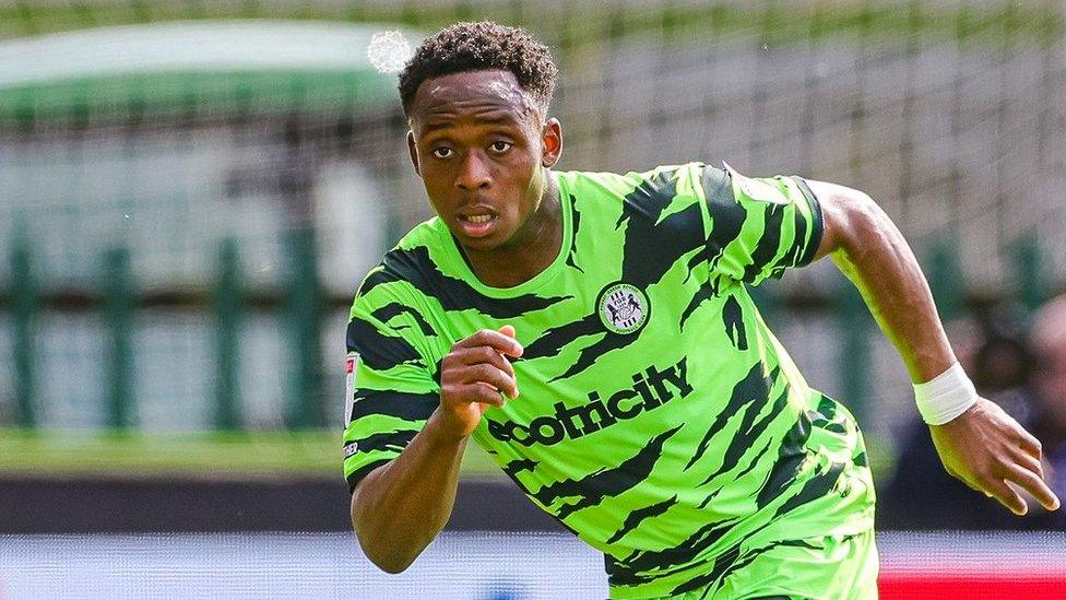 Udoka Godwin-Malife playing for Forest Green Rovers