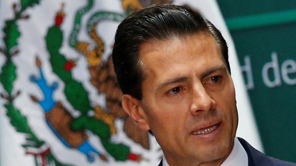 Mexico's President Enrique Pena Nieto during the promulgation of the anti-corruption laws Mexico July 18, 2016