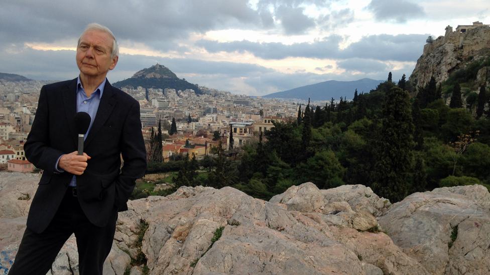 John Humphrys in Athens