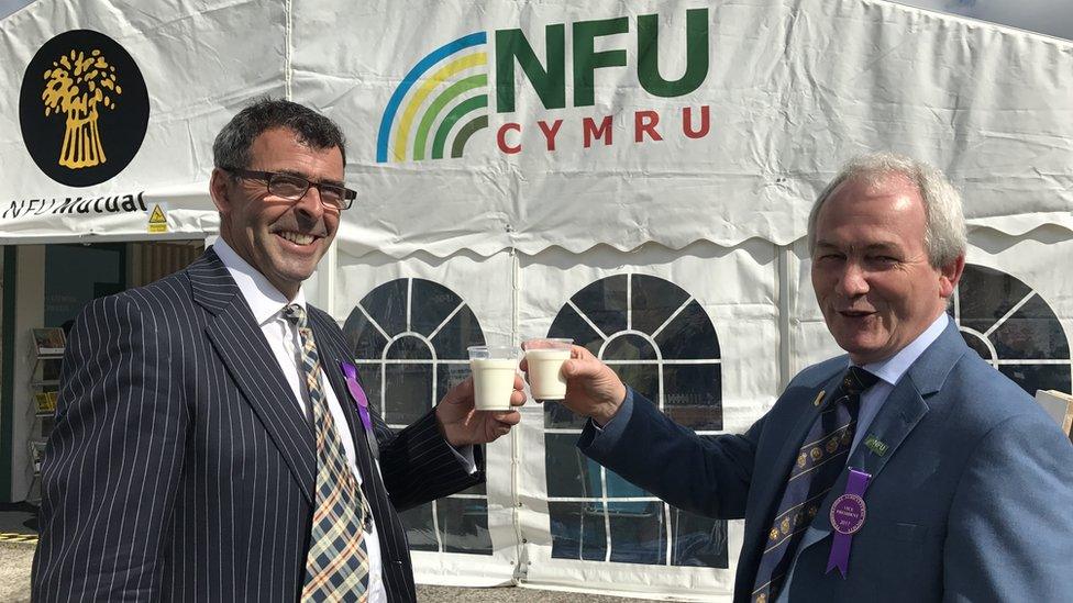 Stephen James and Jeff Evans of the NFU