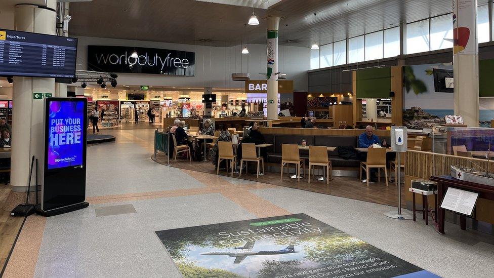 Inside Jersey Airport