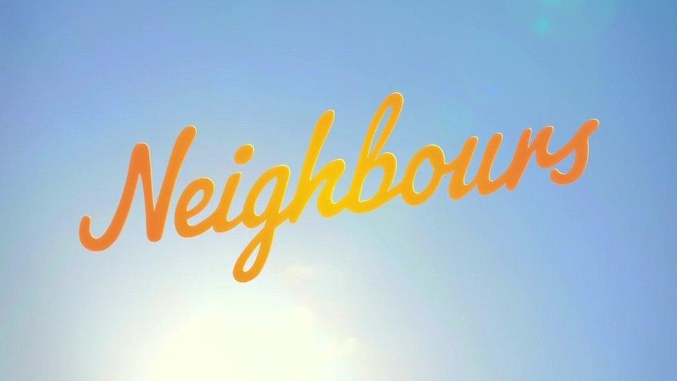 This is the TV soap opera Neighbours logo