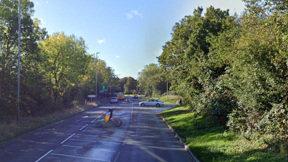 A429 in Malmesbury near Waitrose