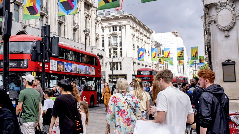 Oxford Street shoppers