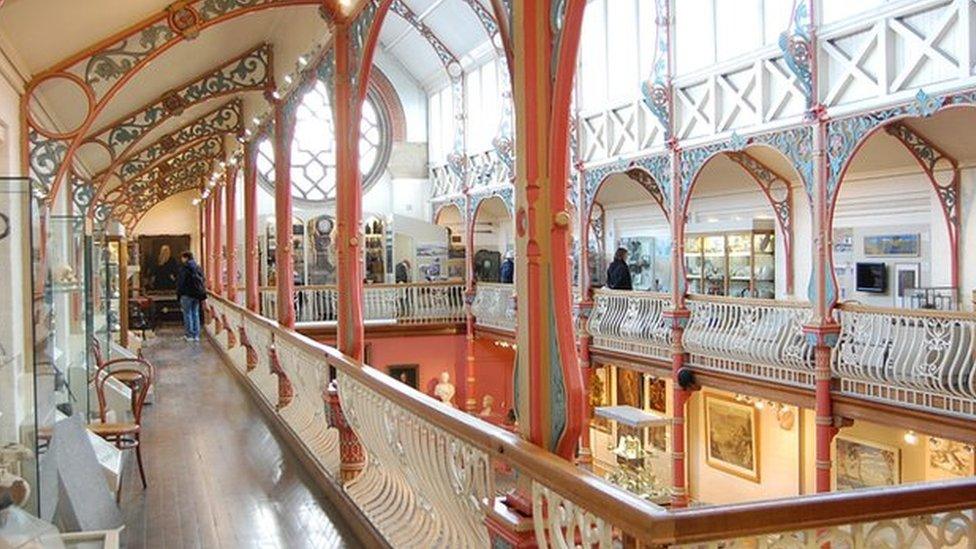 Inside Dorset County Museum