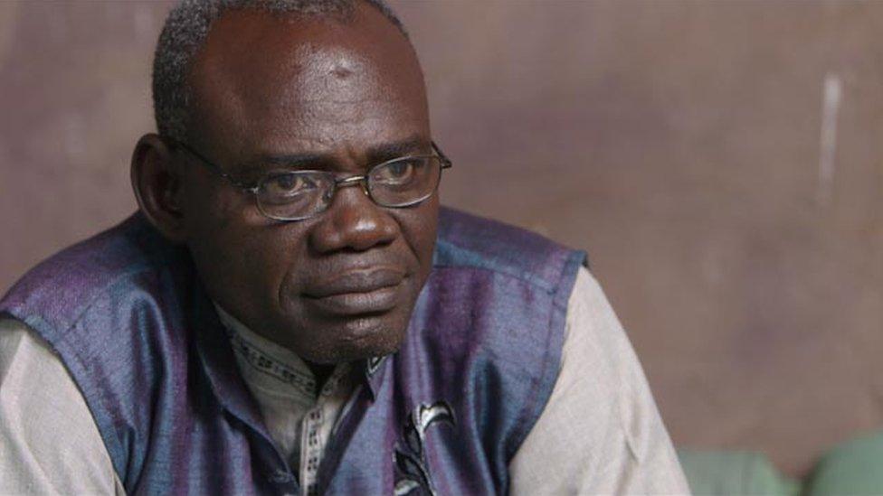 Clement Abaifouta, Head of the association victims