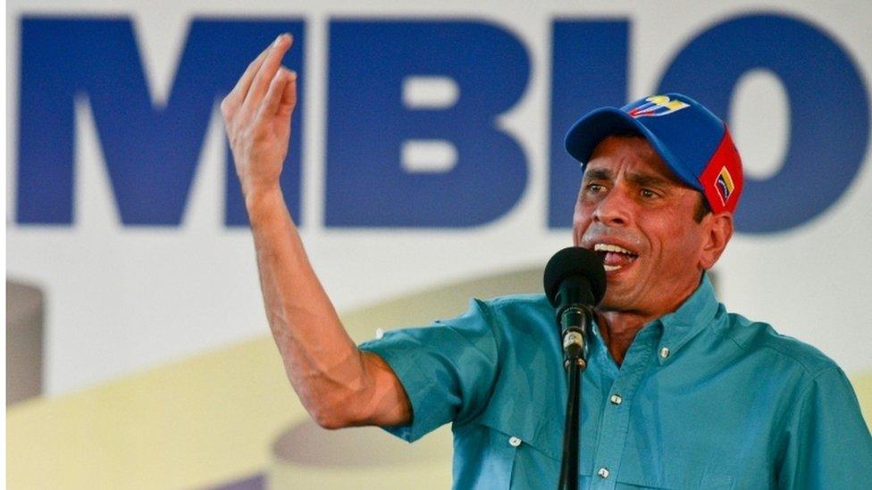 Venezuelan politician Henrique Capriles