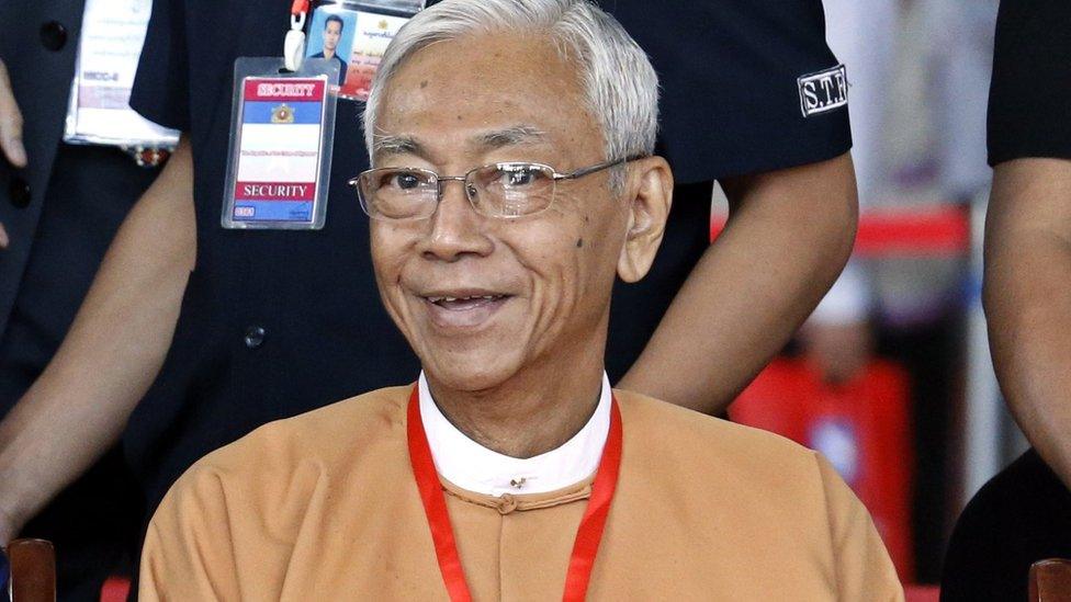 Myanmar President U Htin Kyaw