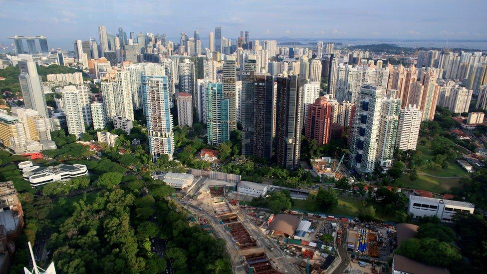 Singapore skyline