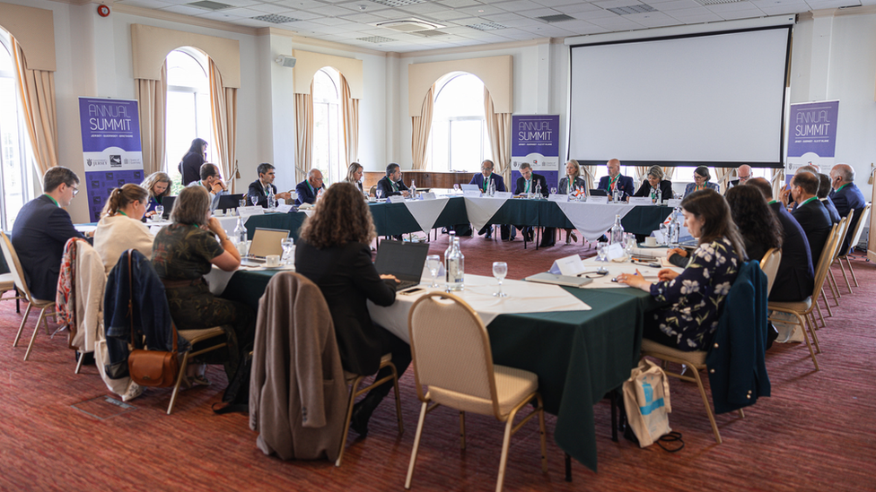 Members of Government from Guernsey, Jersey and France on panel