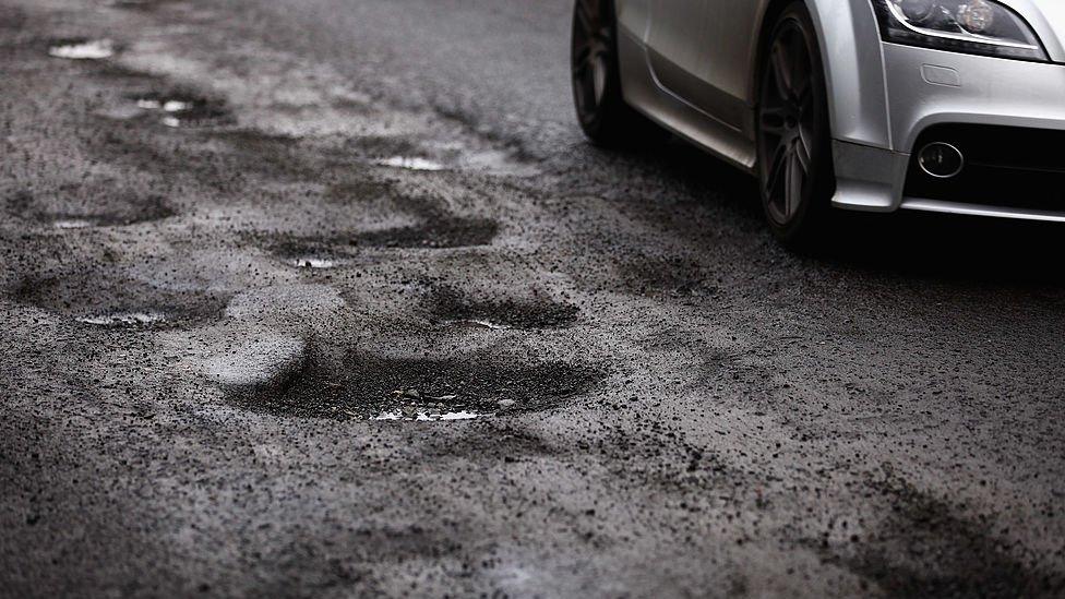 Generic image of pot holes