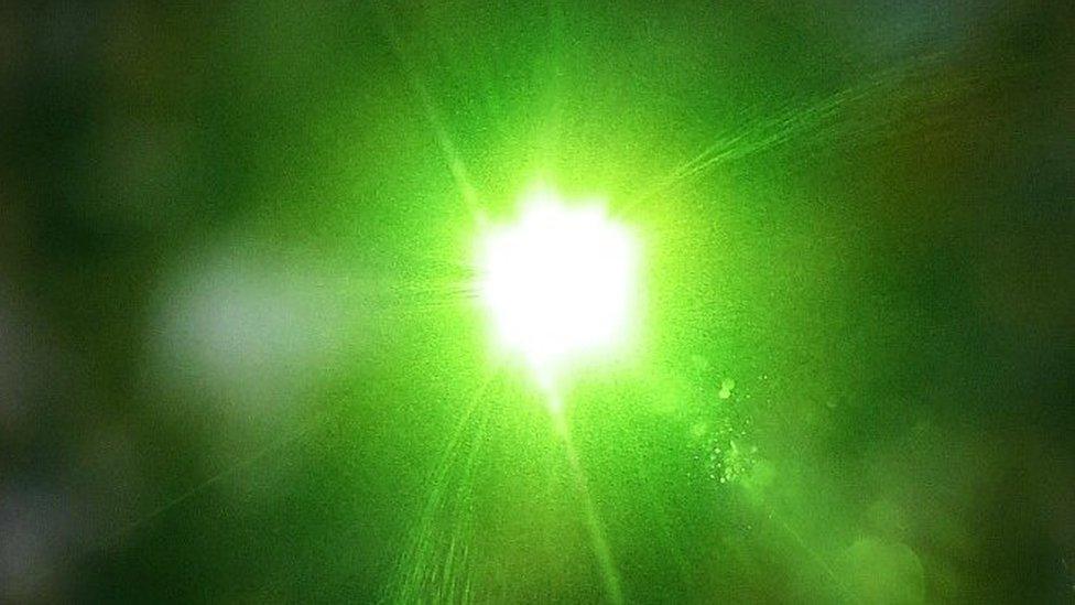 Green laser