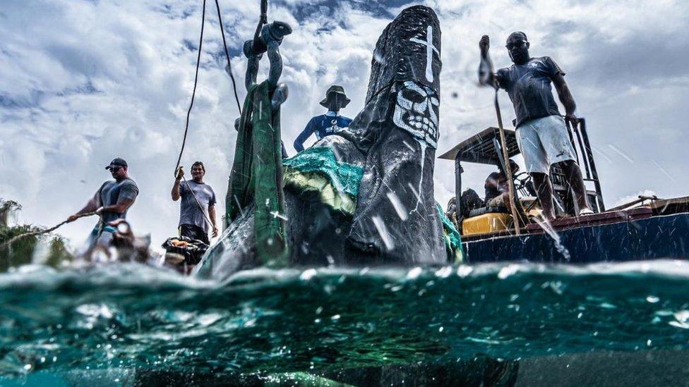 Underwater sculptures