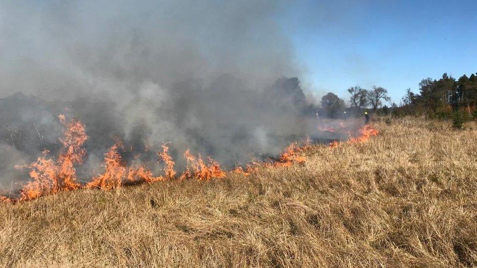 Menstrie Glen fire