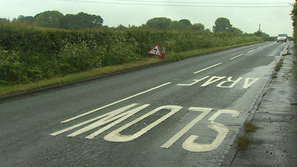 A5104 near Treuddyn