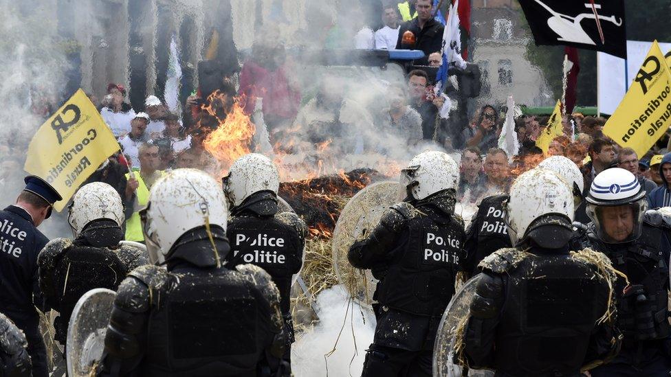 Brussels protest