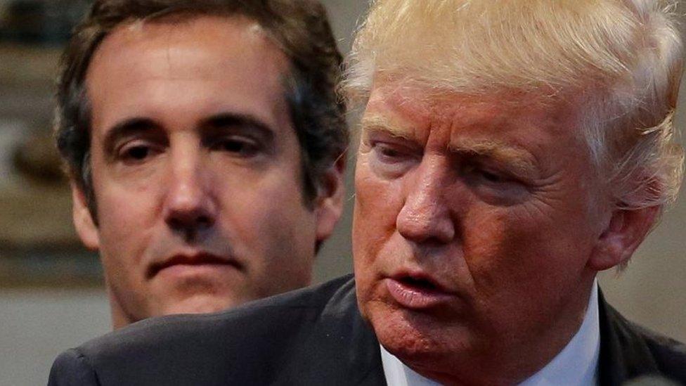 Michael Cohen and Donald Trump