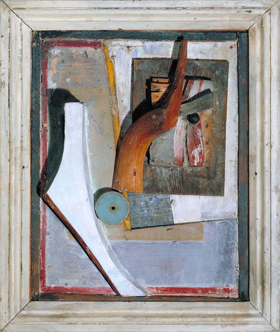 Relief in Relief, c.1942 - 5 by Kurt Schwitters