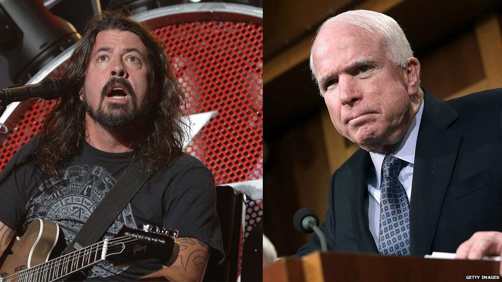 Foo Fighters vs John McCain