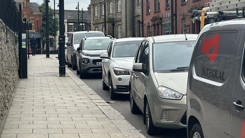 Sunderland street with cars