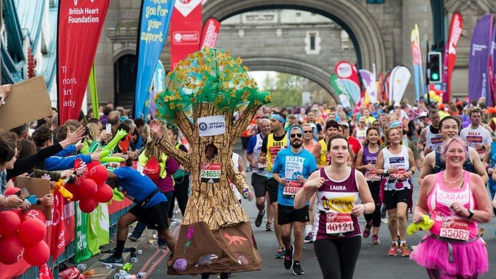 London Marathon 2018 Tower Bridge