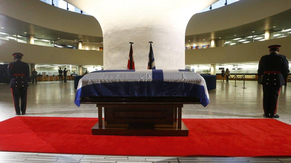 Rob Ford's casket