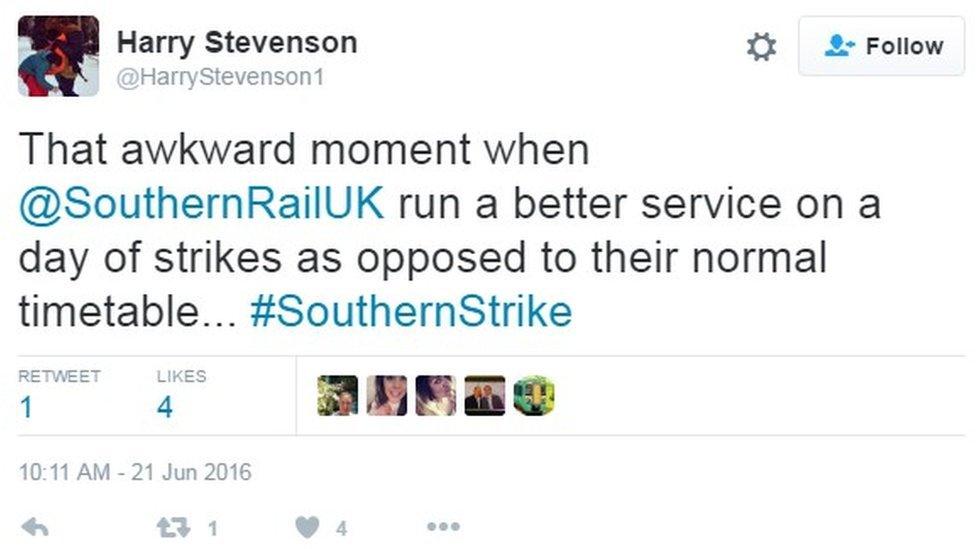 #SouthernStrike tweet