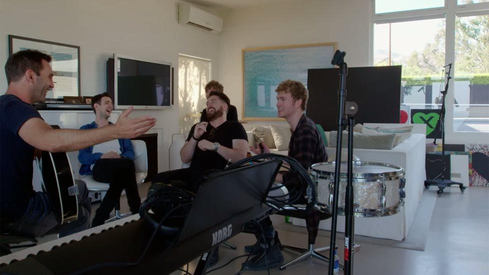 Kodaline in the video for Love Will Set You Free