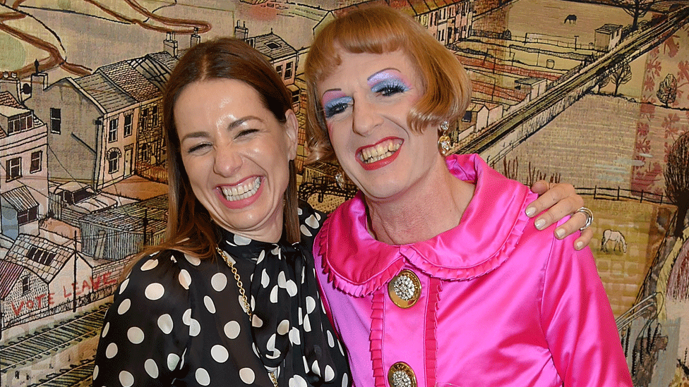 Yana Peel and Grayson Perry