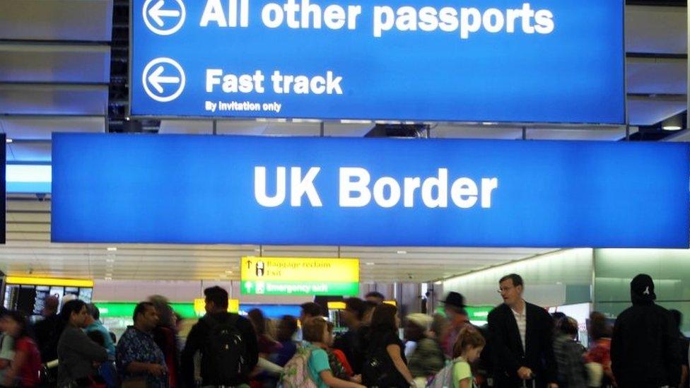 uk border at airport