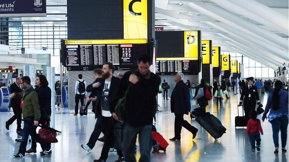 passengers at terminal 5