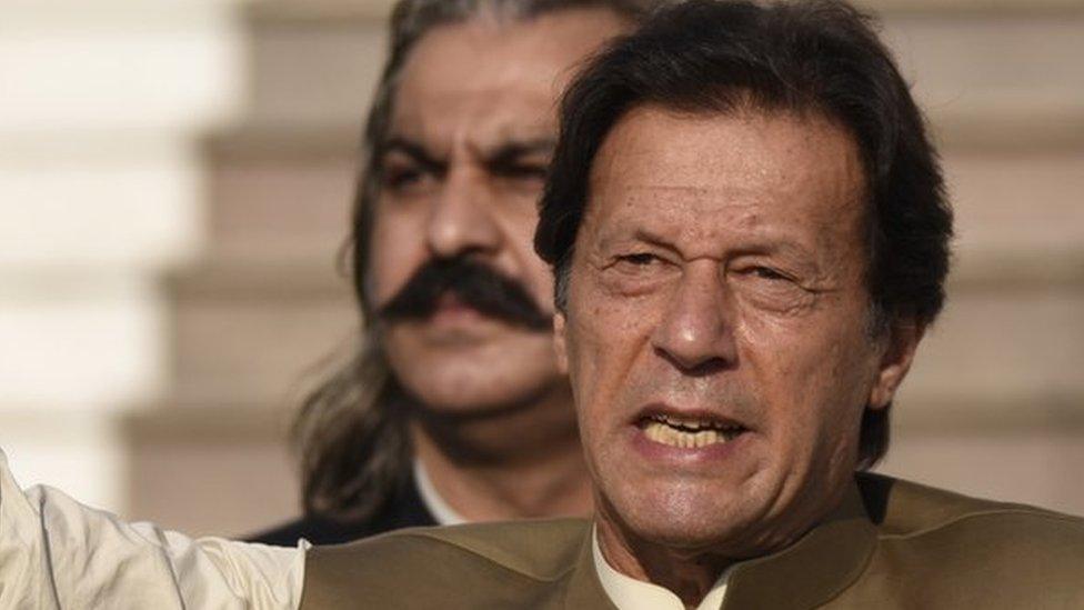 Pakistani Prime Minister Imran Khan, pictured in 2019