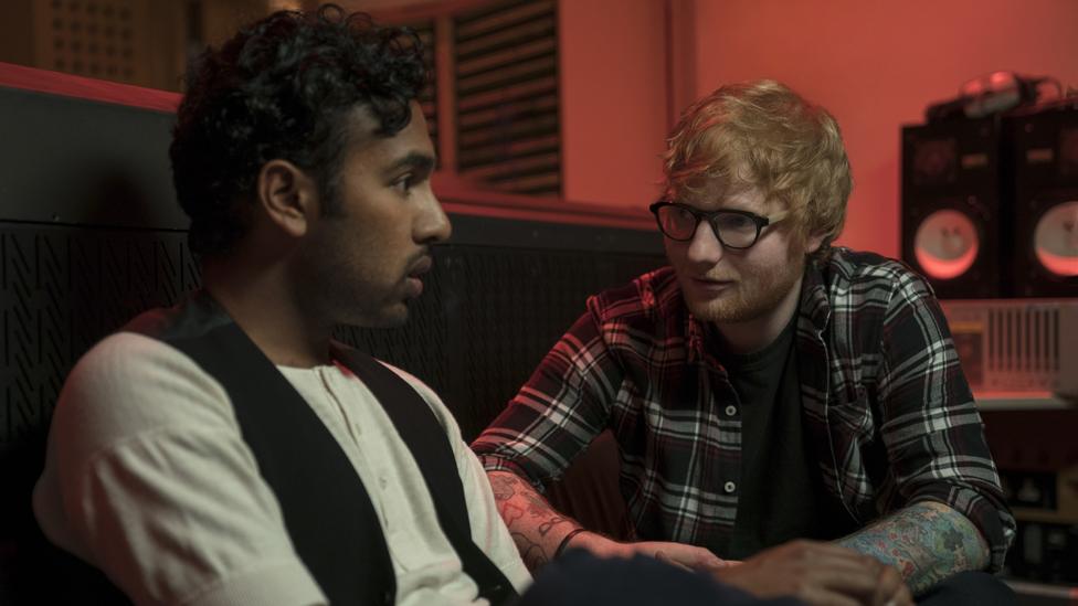 Himesh Patel and Ed Sheeran