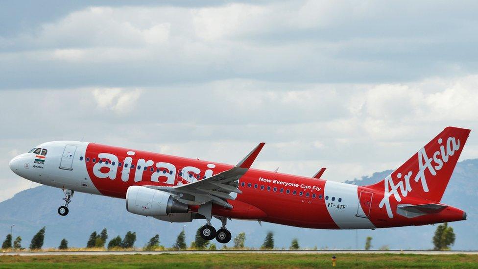 An AirAsia plane