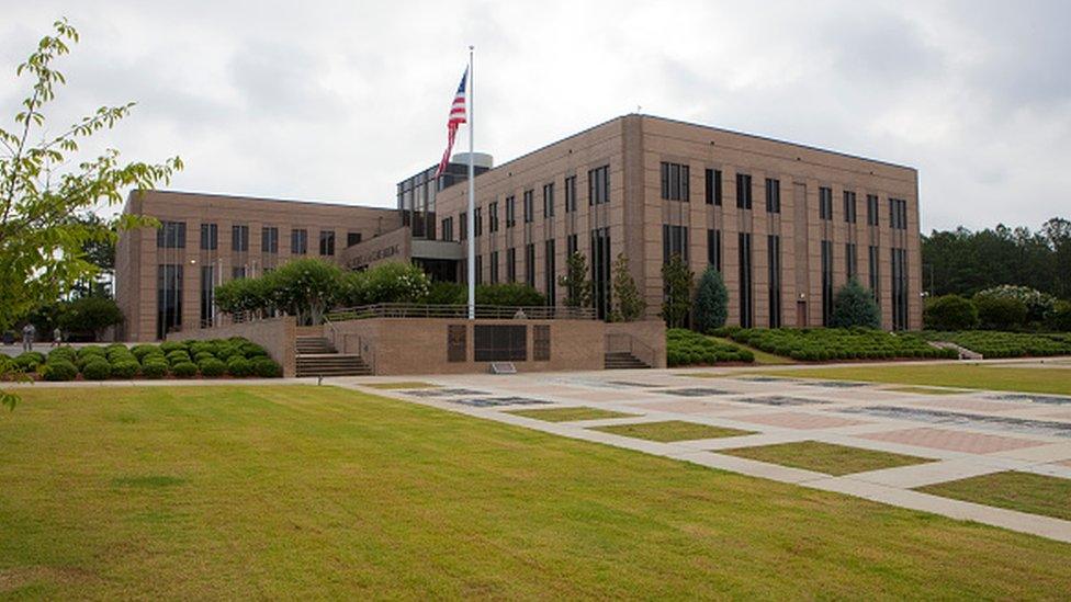 The HQ of the elite Special Forces at Fort Bragg in Fayetteville, North Carolina